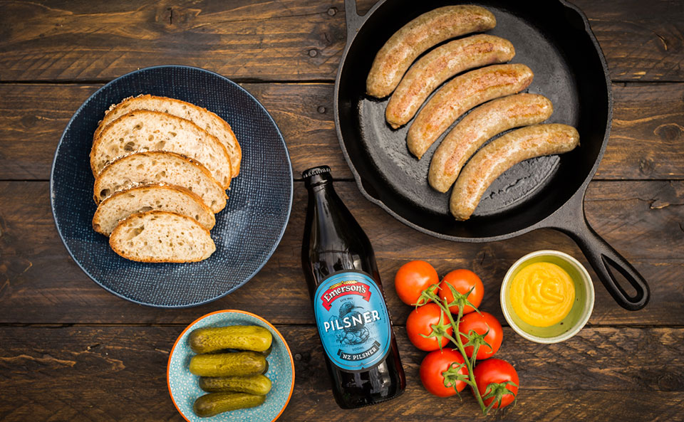 Emerson’s and Harrington’s Create Ultimate Kiwi BBQ Sausage